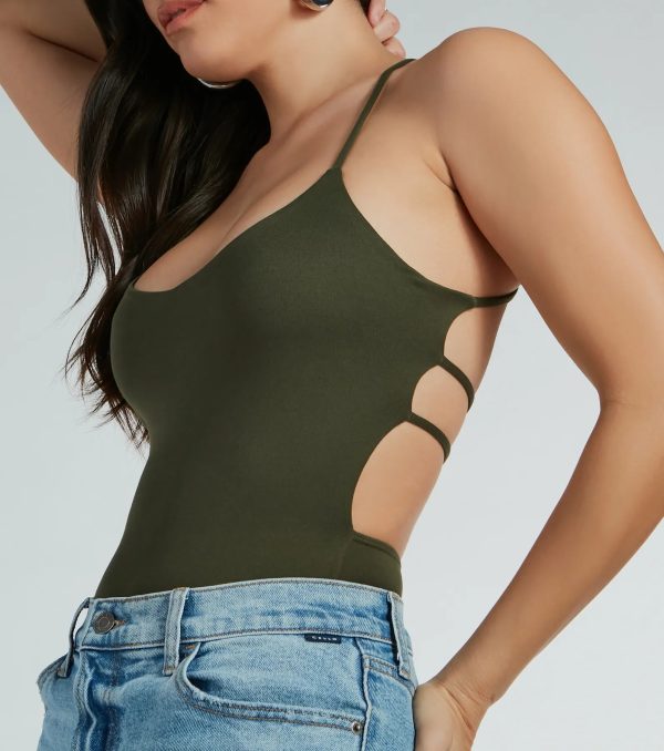 Night-Out Allure Strappy Back Knit Bodysuit - Image 12