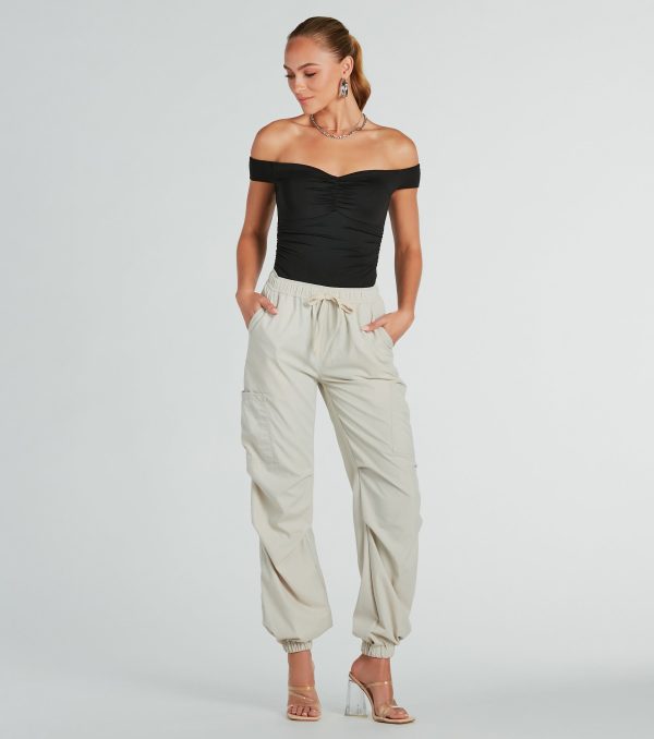 Ready To Go Off-The-Shoulder Bodysuit - Image 4