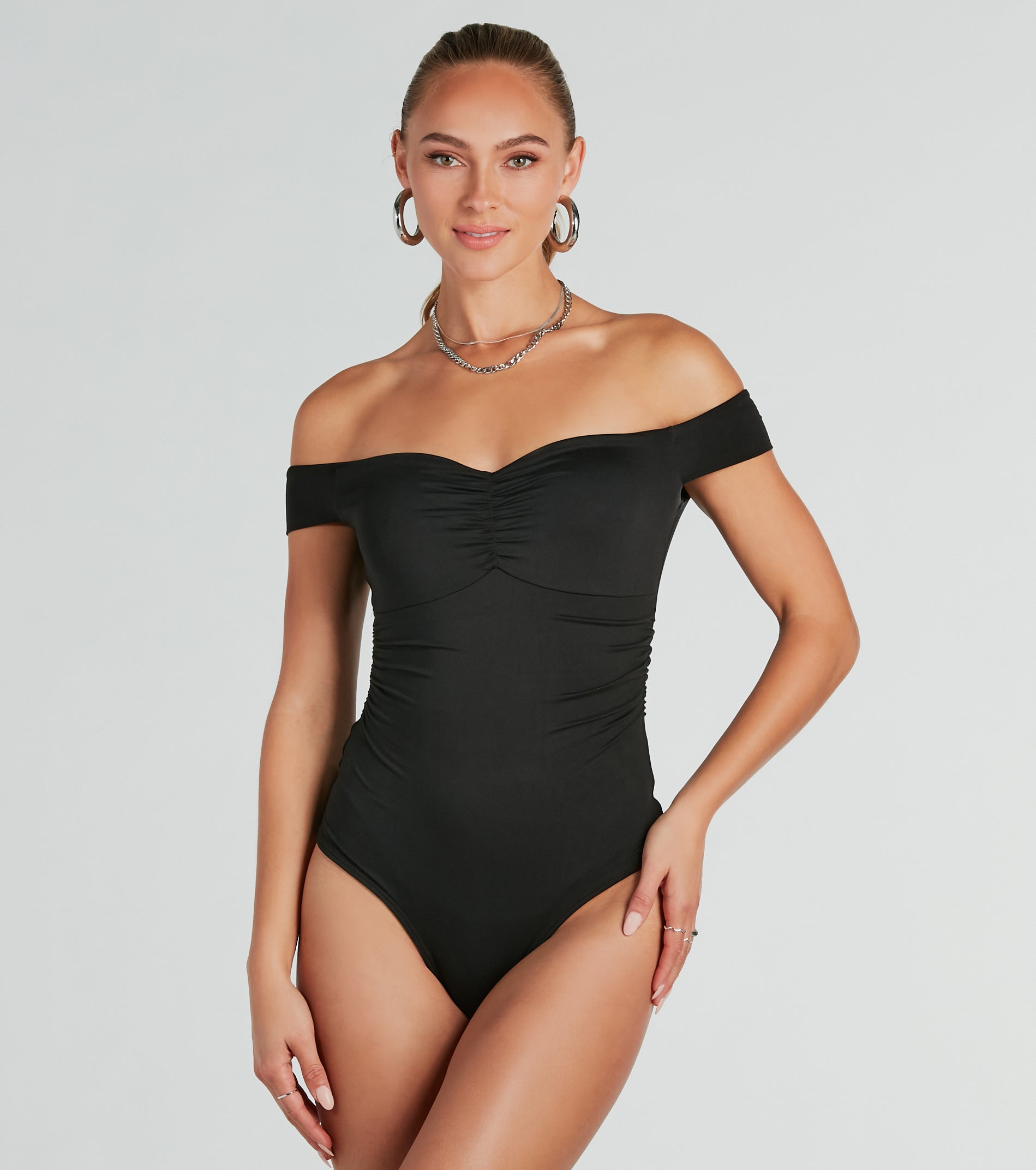 Ready To Go Off-The-Shoulder Bodysuit - Image 5