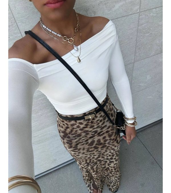 Looking Flawless Smooth Off-The-Shoulder Top - Image 13