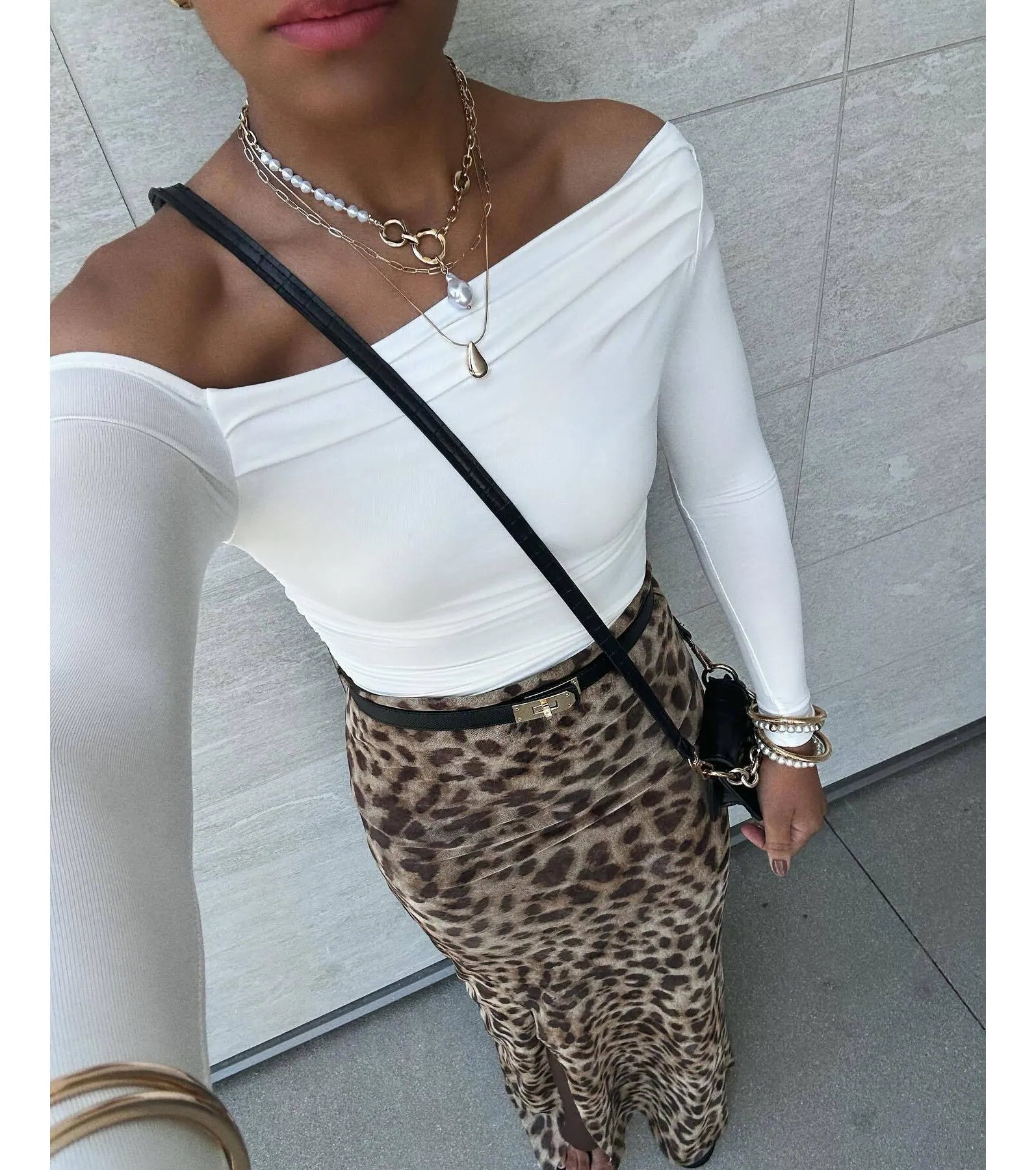 Looking Flawless Smooth Off-The-Shoulder Top - Image 13