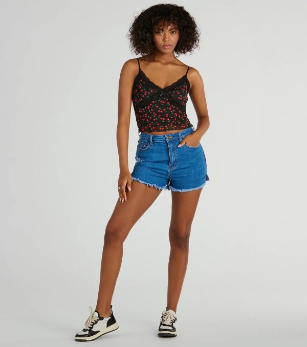 Taste Of Cherry Lace Cami Tank Top - Image 4