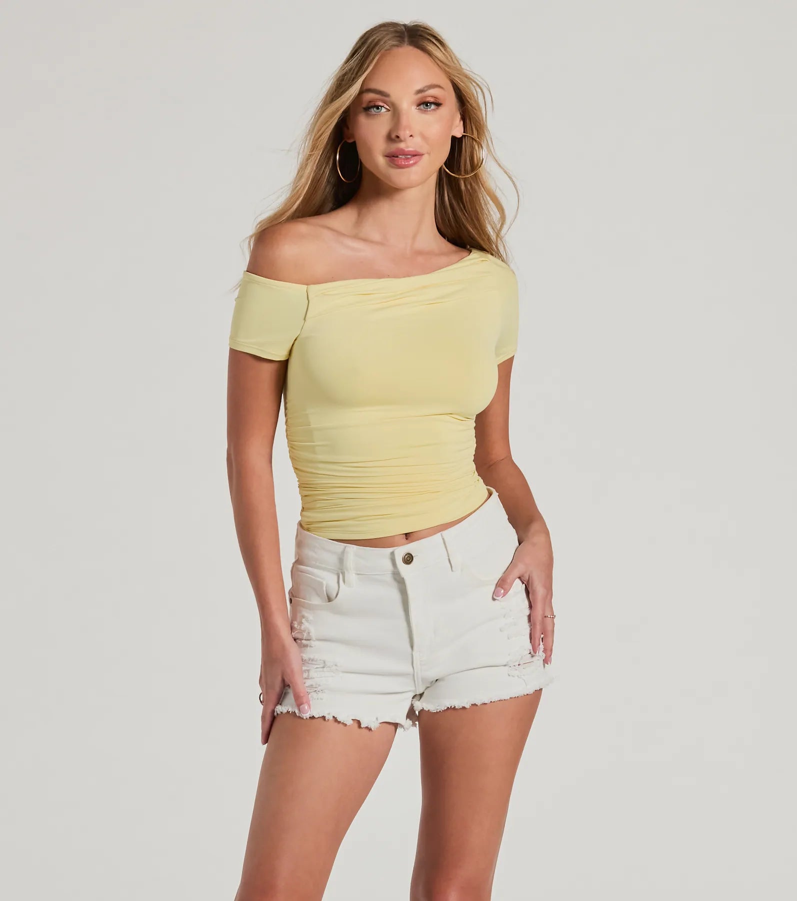 Flawless 'Fit Off-The-Shoulder Smooth Knit Top - Image 31