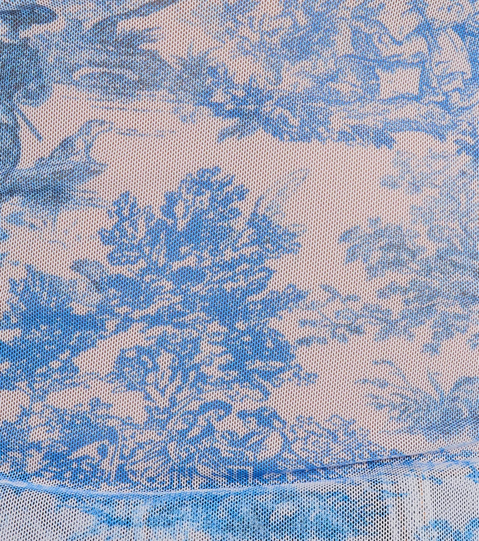 Scenic Route V-Neck Halter Mesh Crop Top - Image 4