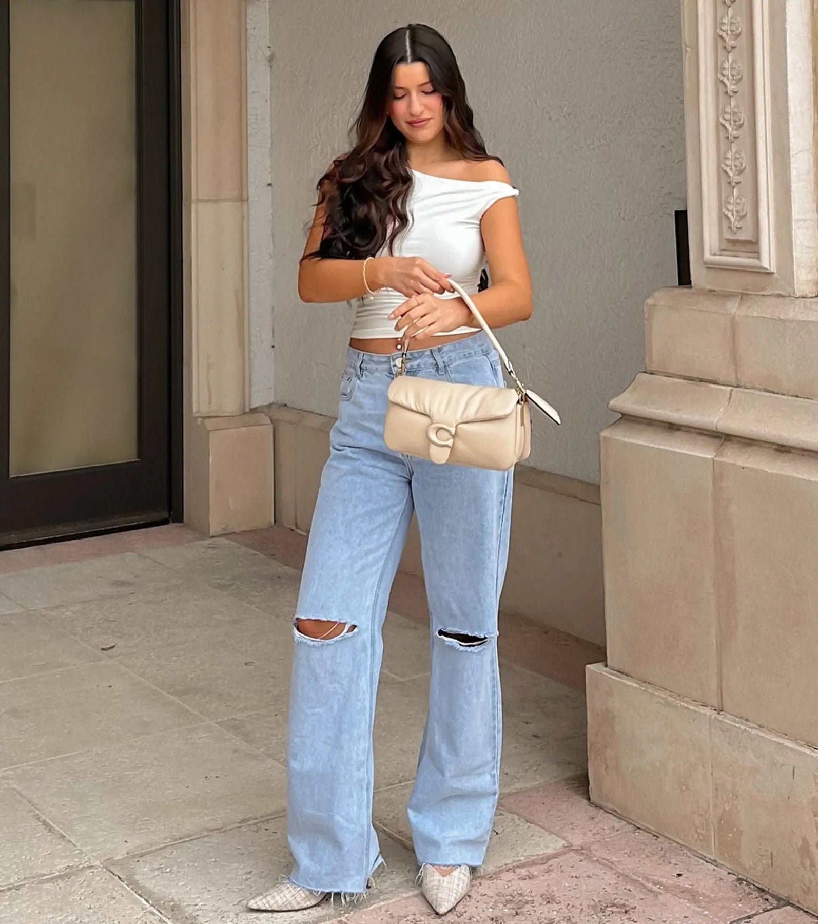 Confident Flirt One-Shoulder Crop Top - Image 2