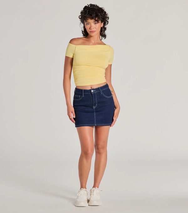 Flawless 'Fit Off-The-Shoulder Smooth Knit Top - Image 12