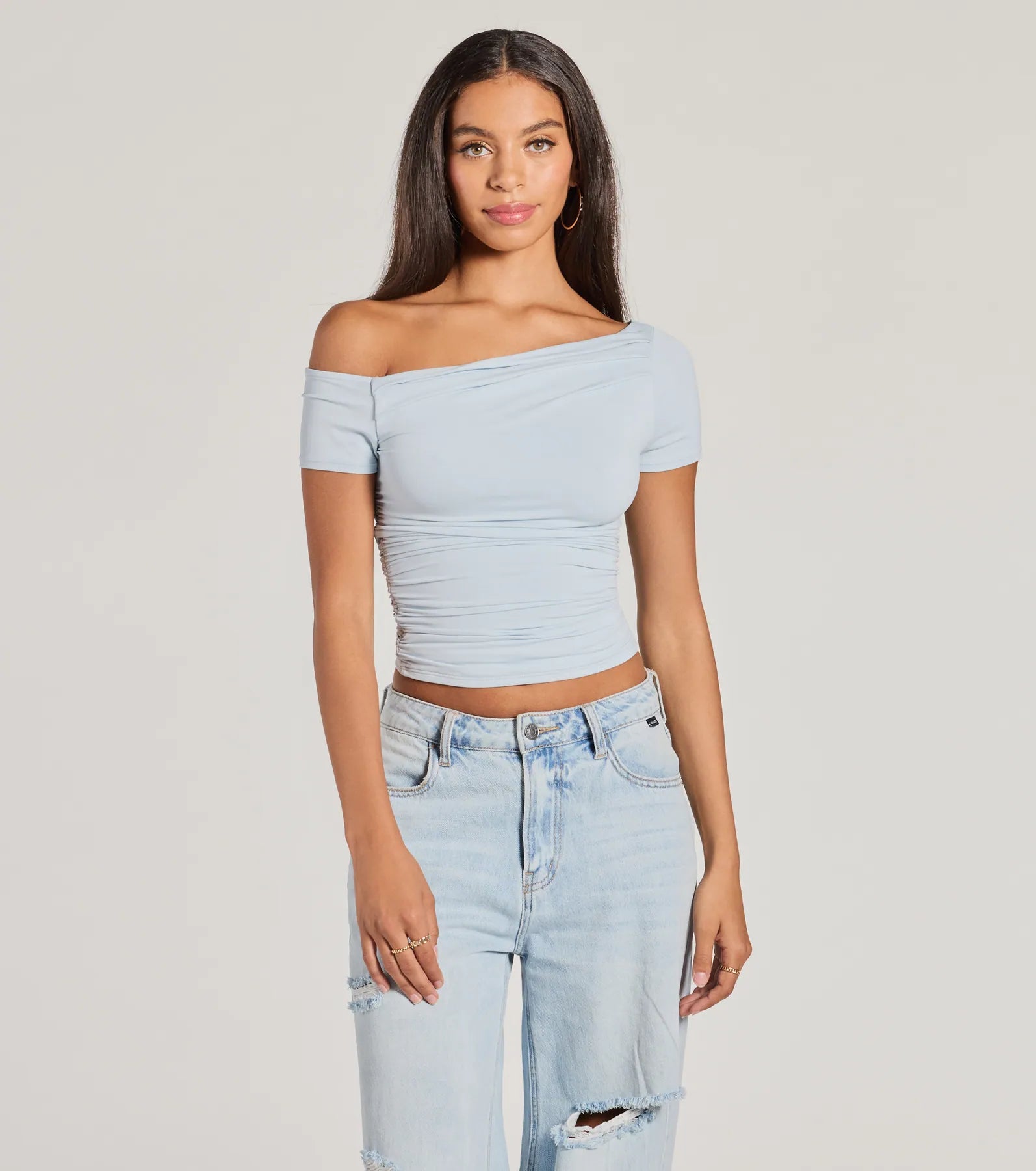 Flawless 'Fit Off-The-Shoulder Smooth Knit Top - Image 18