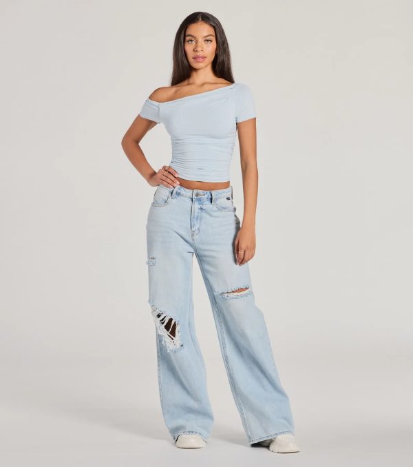 Flawless 'Fit Off-The-Shoulder Smooth Knit Top - Image 20