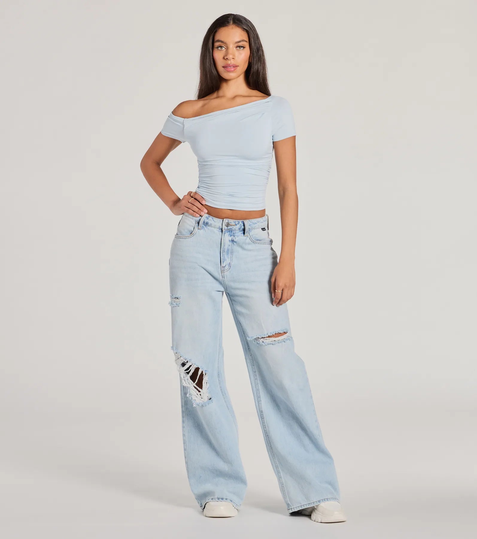 Flawless 'Fit Off-The-Shoulder Smooth Knit Top - Image 20