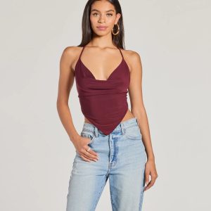 Sunny Day Cute Halter Open Back Crop Top