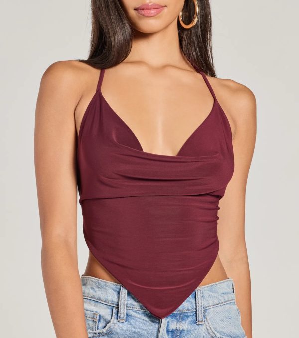 Sunny Day Cute Halter Open Back Crop Top - Image 4