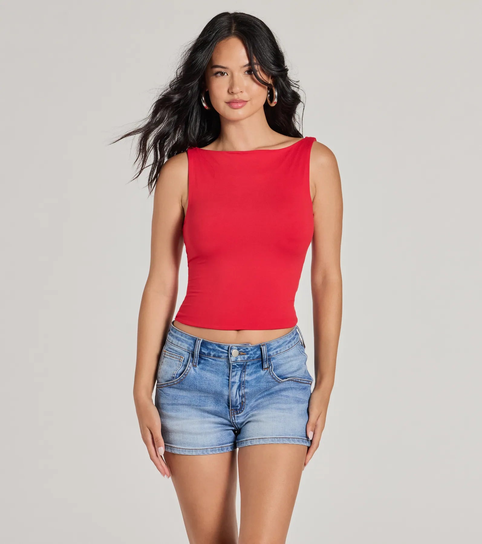 Second Look Open-Back Knit Tank Top - Image 5
