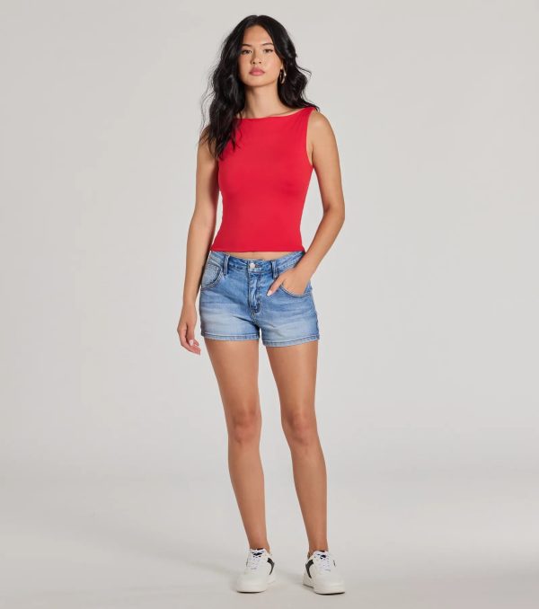 Second Look Open-Back Knit Tank Top - Image 7