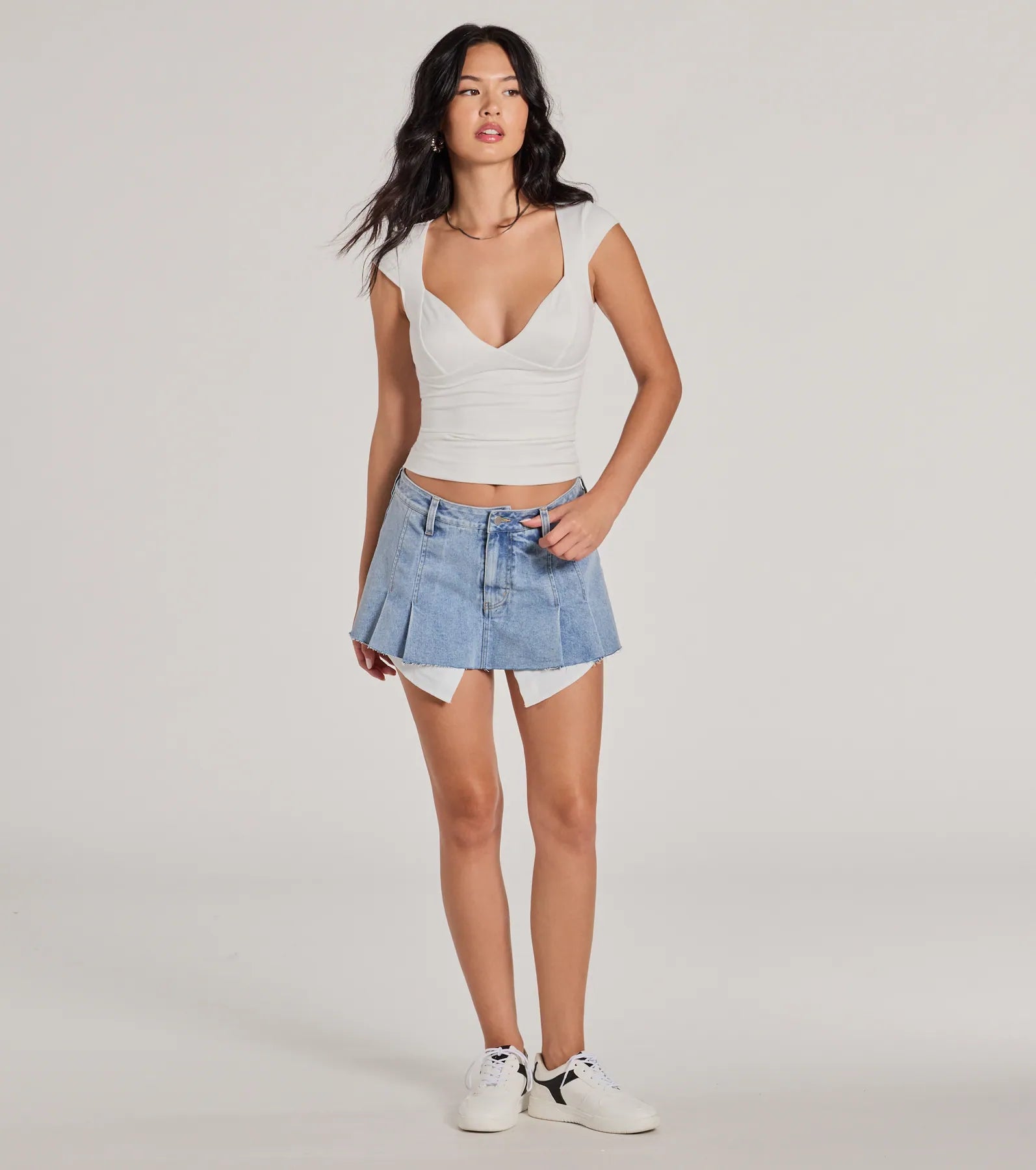New Fave Cap Sleeve Mid-Length Knit Top - Image 3