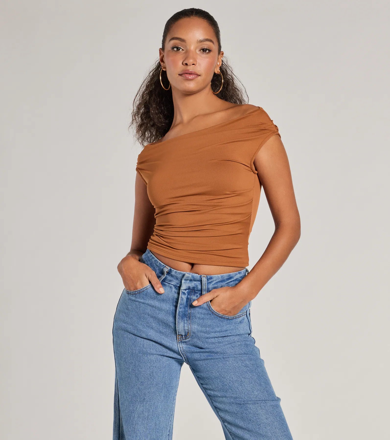 Chic Perfection Off-The-Shoulder Knit Top - Image 5