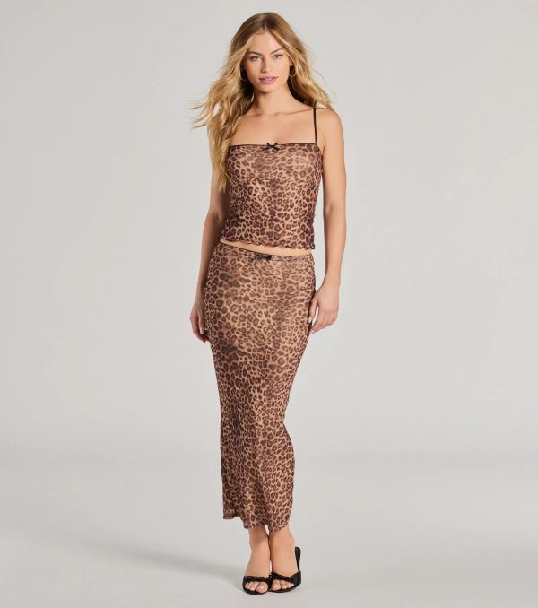 Forever Fierce Leopard Print and Bow Top - Image 3