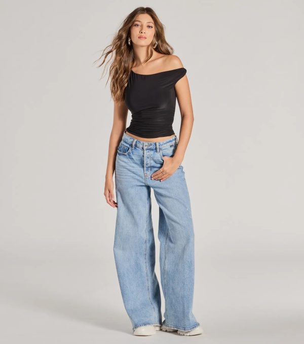 Confident Flirt One-Shoulder Crop Top - Image 18