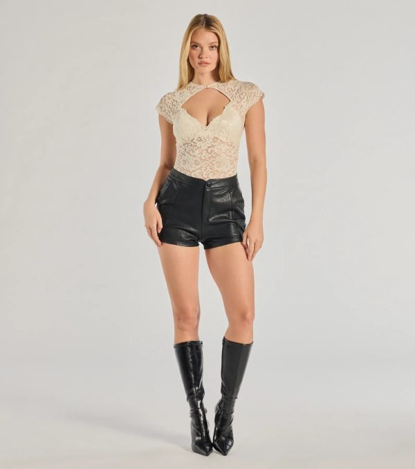 Sultry Glam Cutout Lace Bodysuit - Image 4