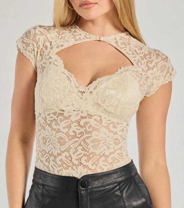 Sultry Glam Cutout Lace Bodysuit - Image 5