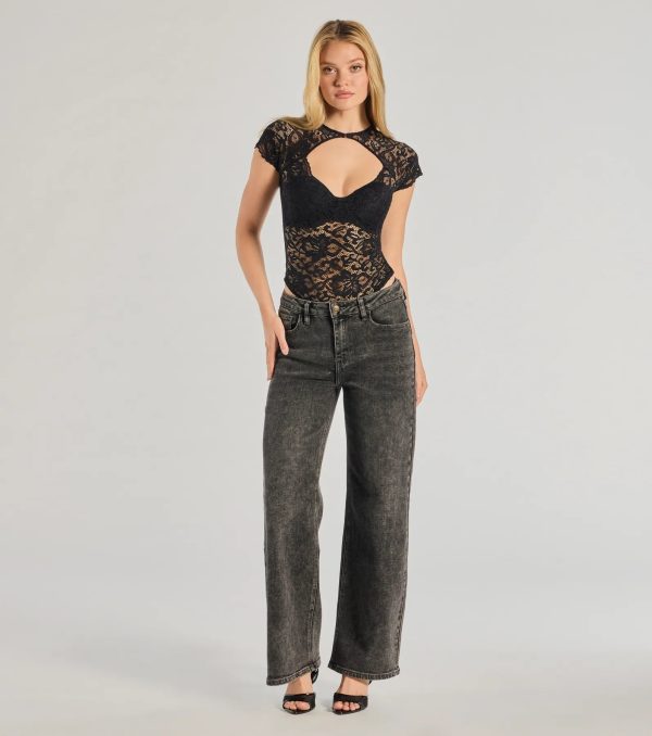 Sultry Glam Cutout Lace Bodysuit - Image 9