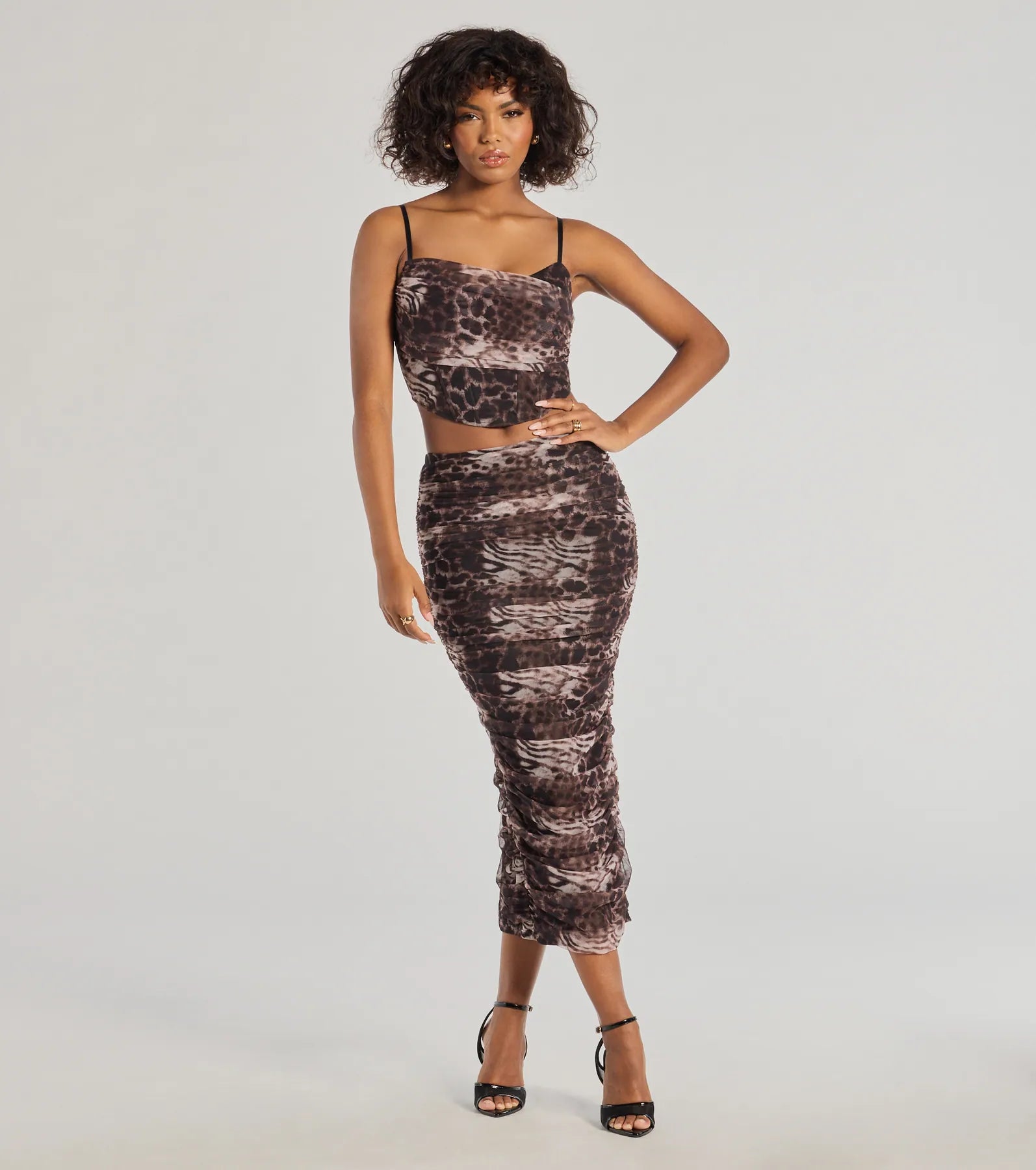 Unmatched Boldness Leopard Print Crop Top - Image 3