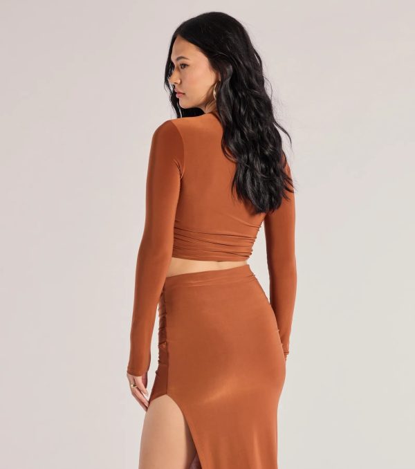 Bold Staple Long Sleeve Crop Top - Image 7