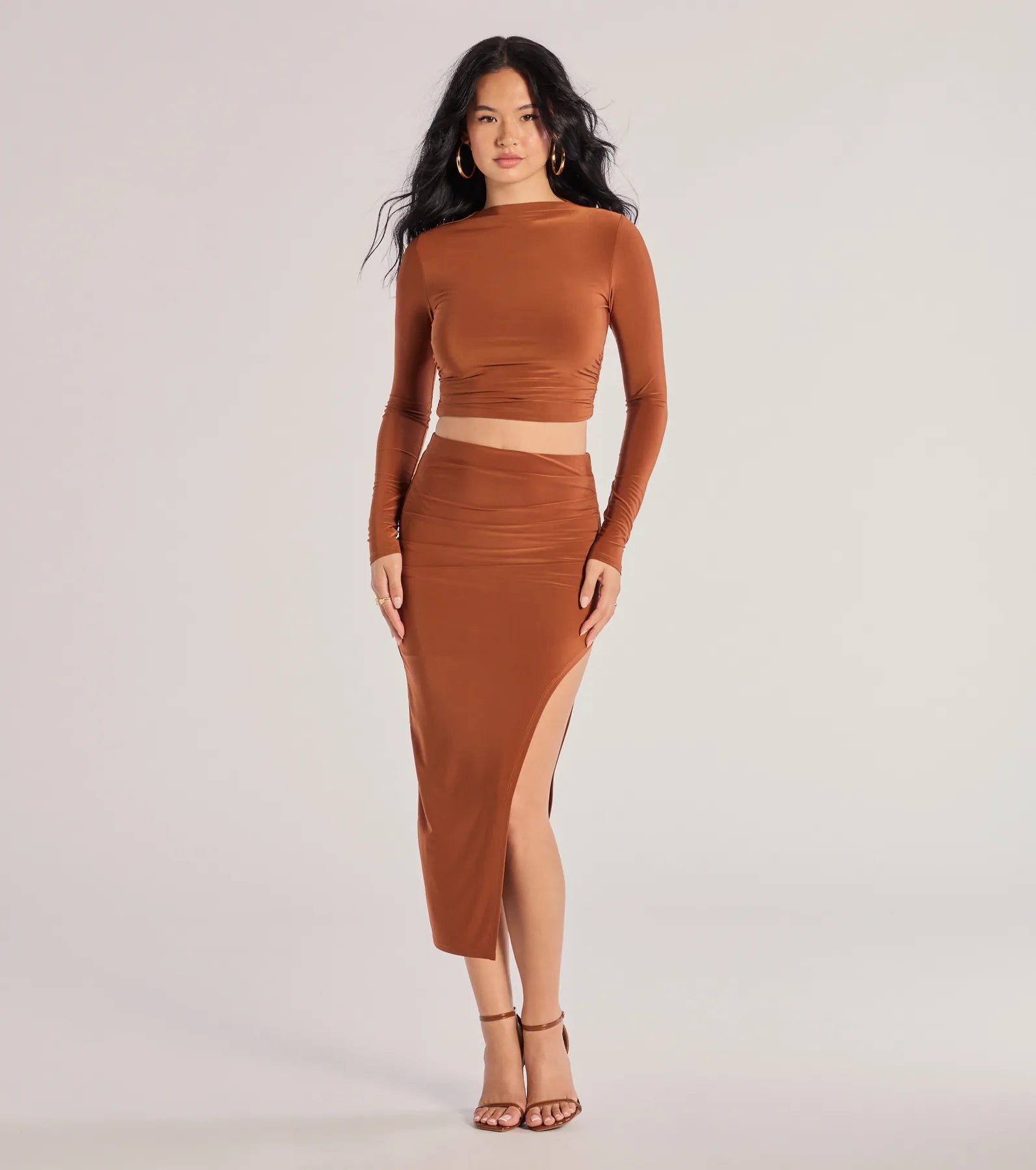 Bold Staple Long Sleeve Crop Top - Image 9