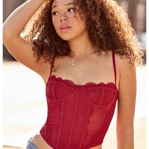 Total Bombshell Lace Corset Top