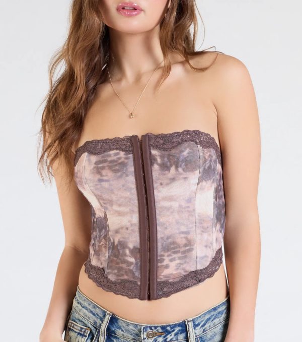 Unmatched Fierceness Leopard Lace Bustier - Image 4