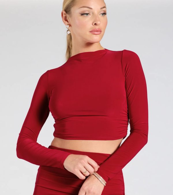 Bold Staple Long Sleeve Crop Top - Image 13