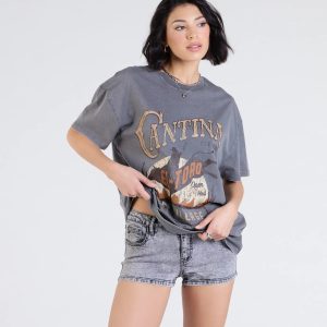 Wild And Free Oversized Graphic Tee