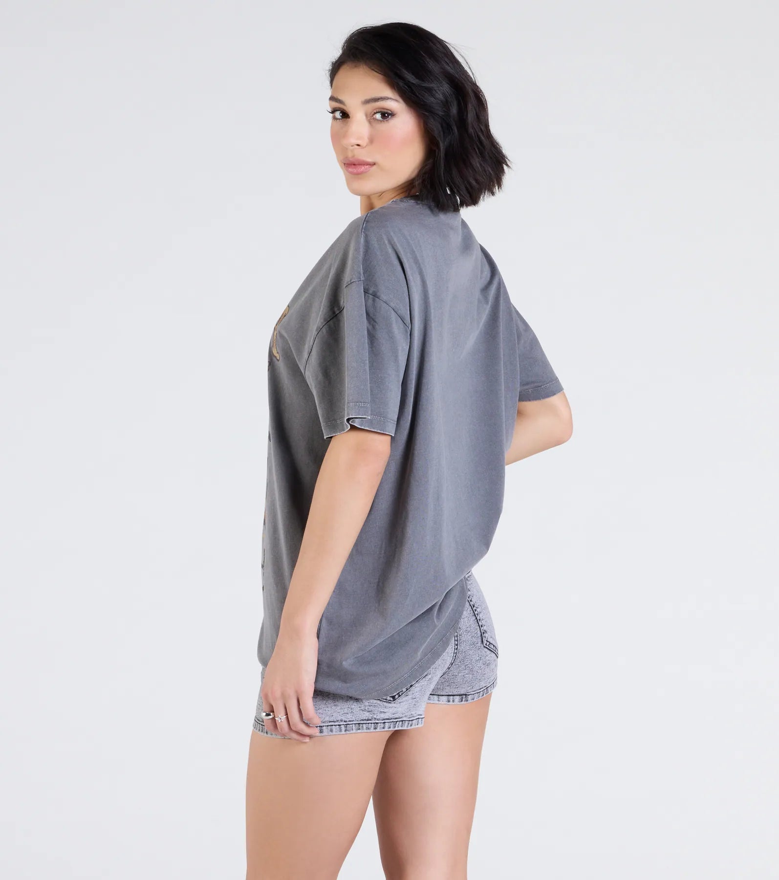 Wild And Free Oversized Graphic Tee - Image 2