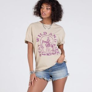 Stay Wild Oversized Graphic Tee