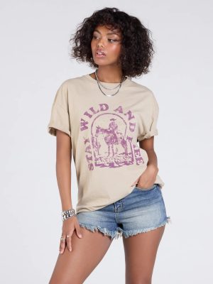 Stay Wild Oversized Graphic Tee