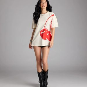 Taste Like Cherries Oversized Graphic Tee