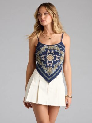 Sweetest Of All Paisley Crop Top