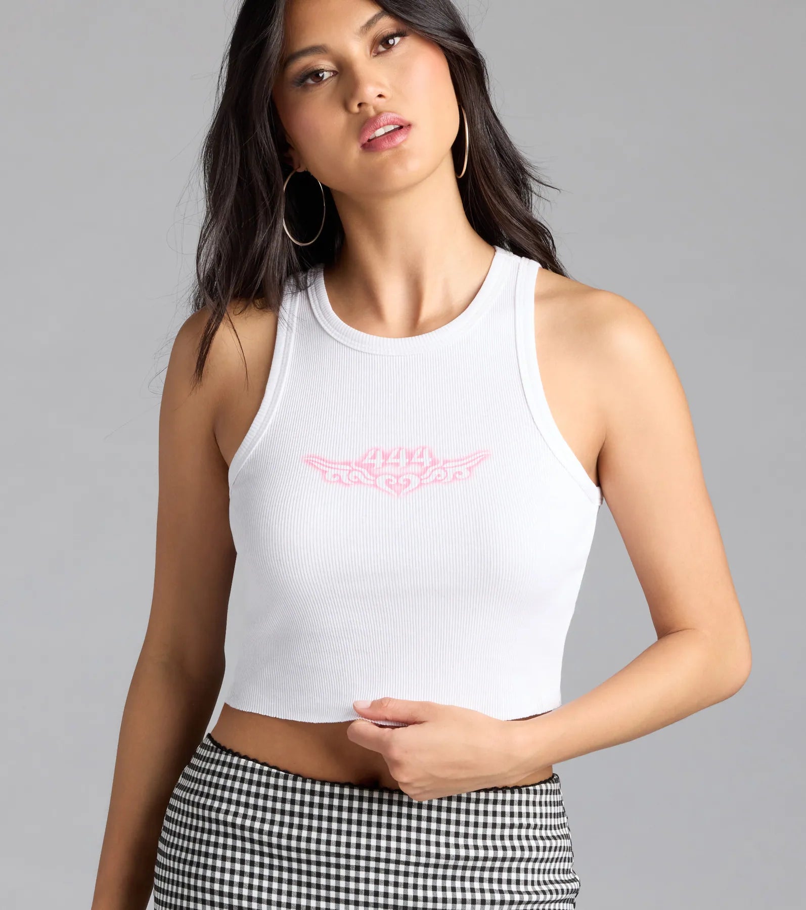 Angel Number 444 Graphic Tank Top - Image 4