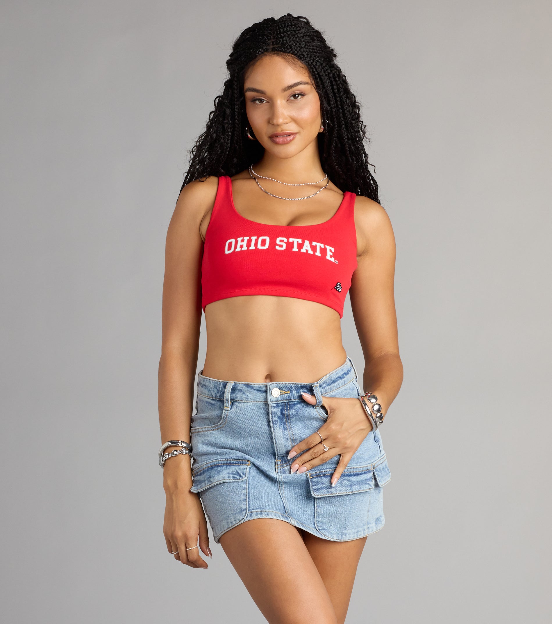 Study Sesh Ohio State® Cropped Tank Top - Image 5