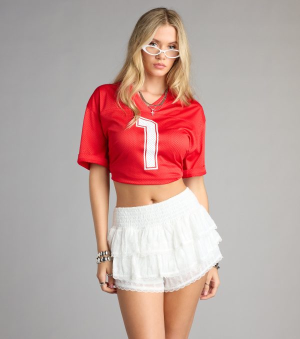 Stadium Status Ohio State® Cropped Jersey Top - Image 3