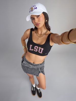 Study Break Slay LSU® Cropped Tank Top