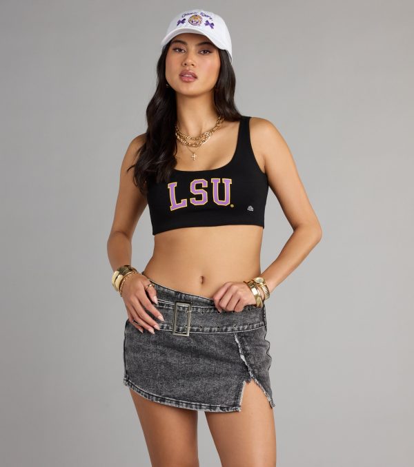 Study Break Slay LSU® Cropped Tank Top - Image 2