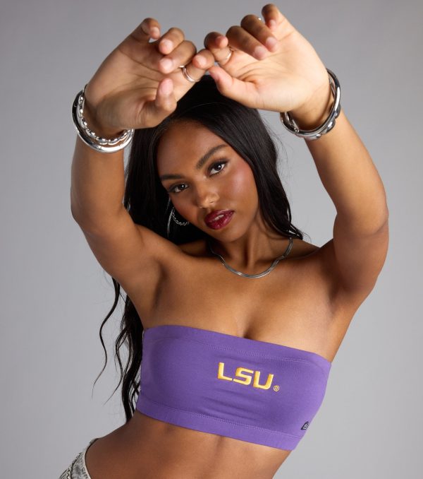 LSU® Bandeau Crop Top - Image 4