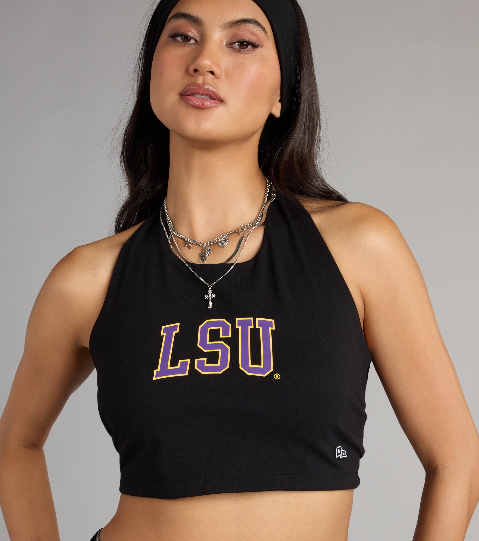 Game Day Rebel LSU® Halter Crop Top - Image 4