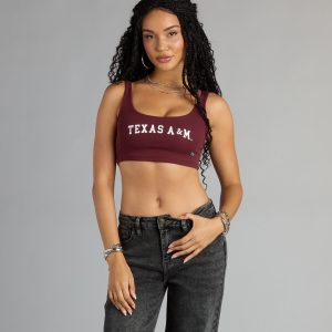 Smart Looks Texas A&M® Cropped Tank Top