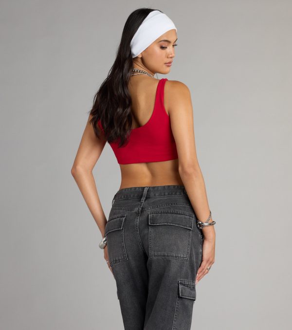 Ace The Fit Stanford® Cropped Tank Top - Image 2