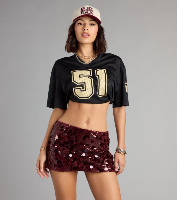 Fan Fave Florida State® Cropped Jersey Top - Image 4