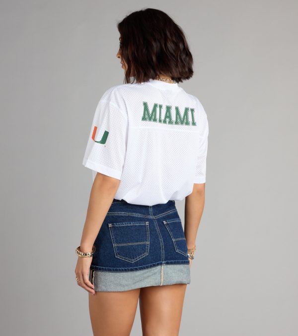 U Vibes Only Miami™ Cropped Jersey Top - Image 2