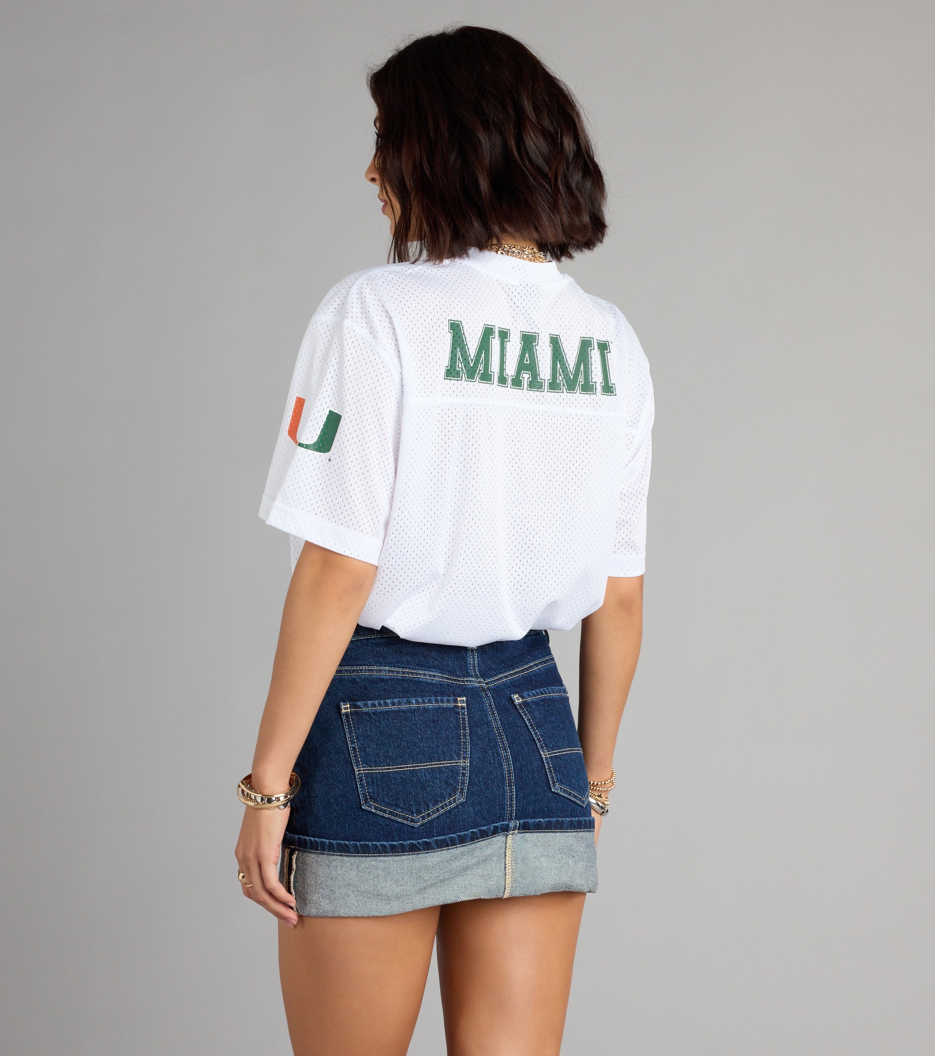 U Vibes Only Miami™ Cropped Jersey Top - Image 2