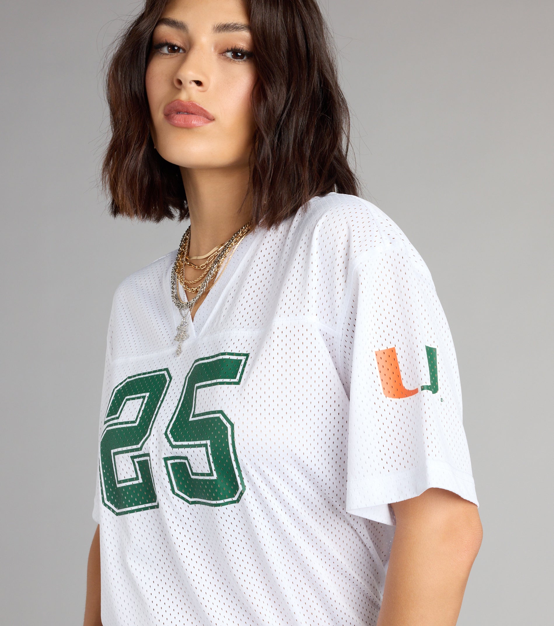 U Vibes Only Miami™ Cropped Jersey Top - Image 4