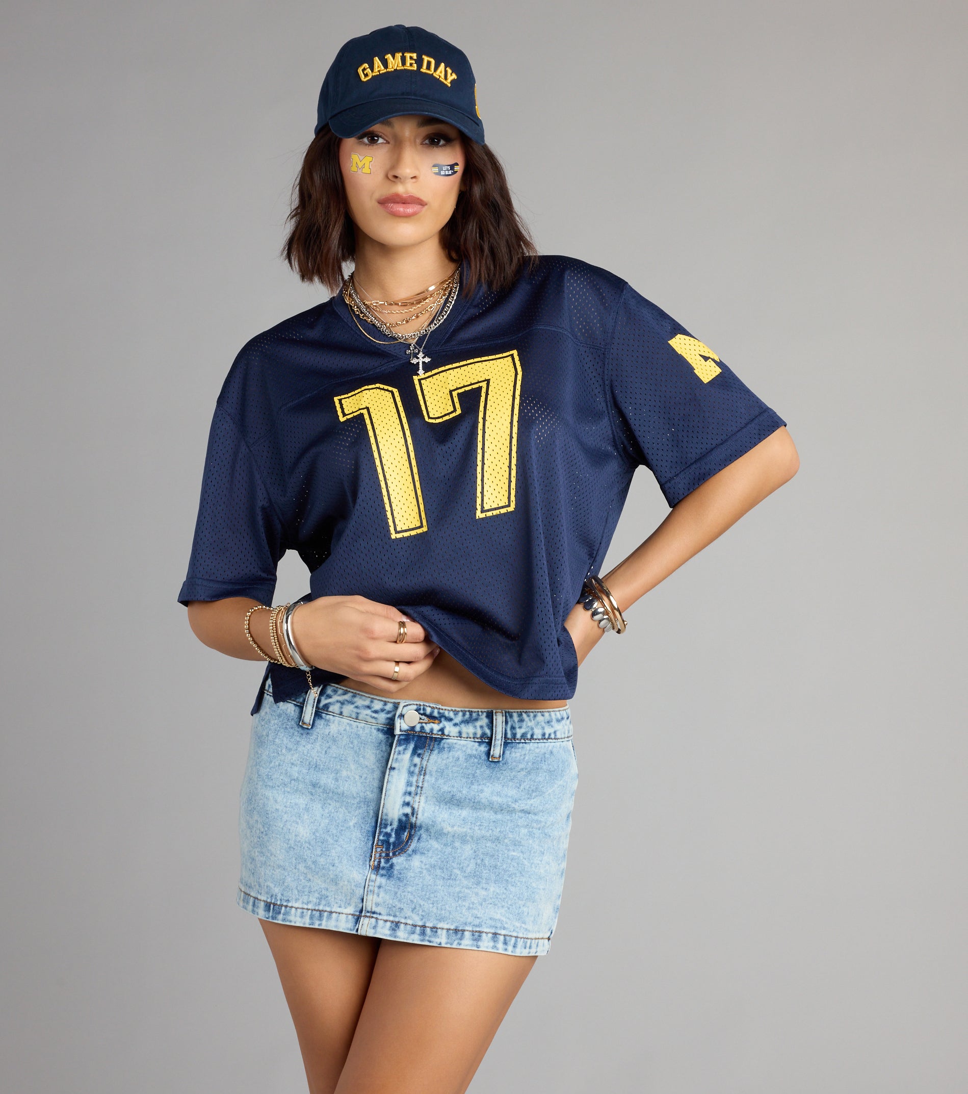 Game Day Crush University of Michigan™ Jersey Top - Image 3